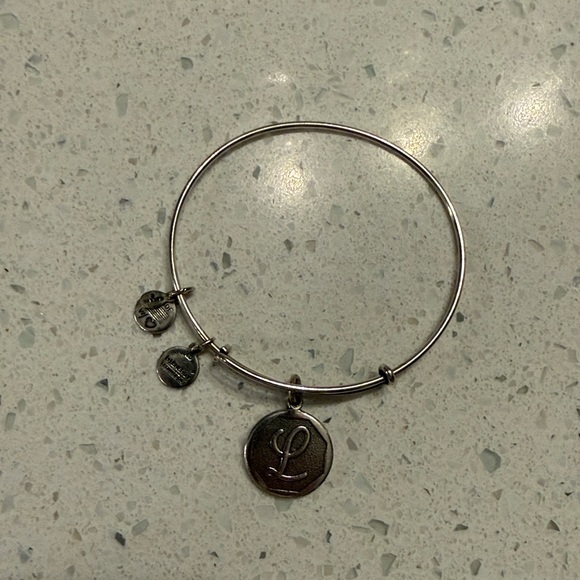 Alex and Ani Silver “L” Charm Bracelet - Picture 3 of 6
